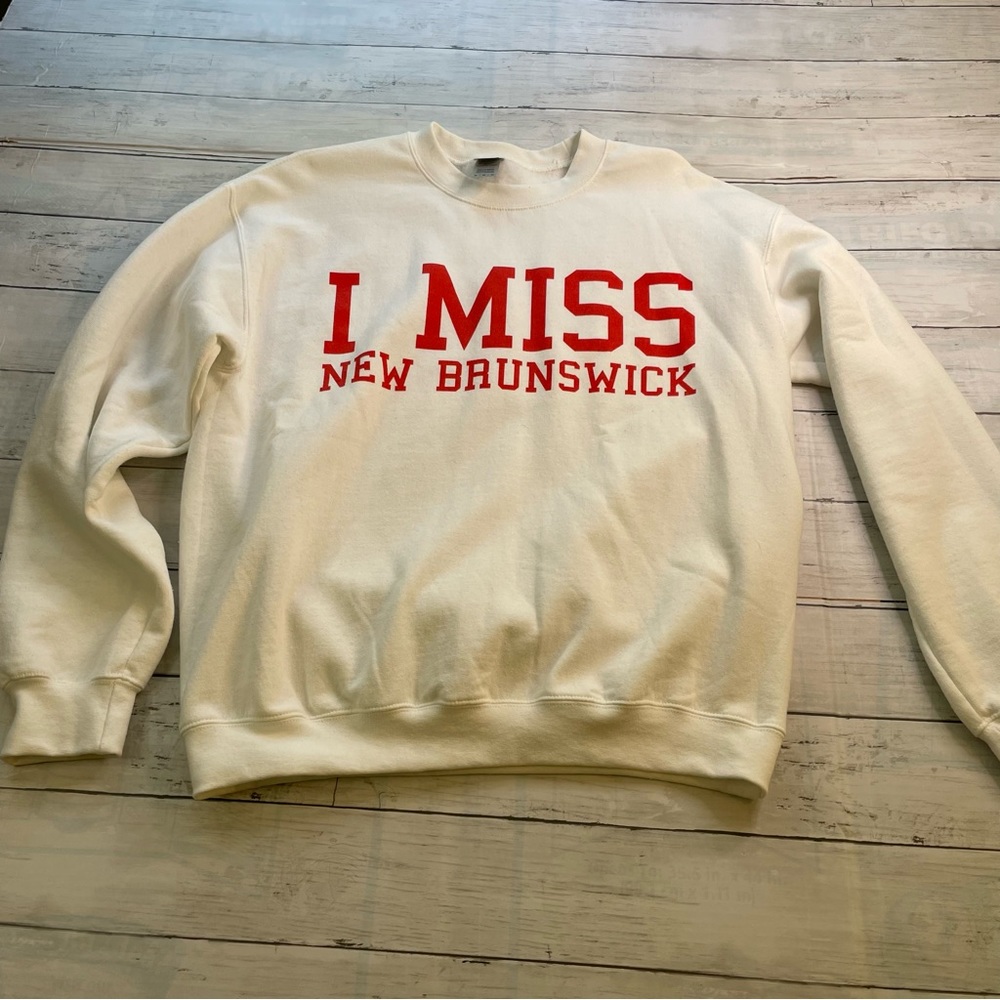 Rutgers University Alumni I Miss New Brunswick Gameday Crewneck Sweatshirt